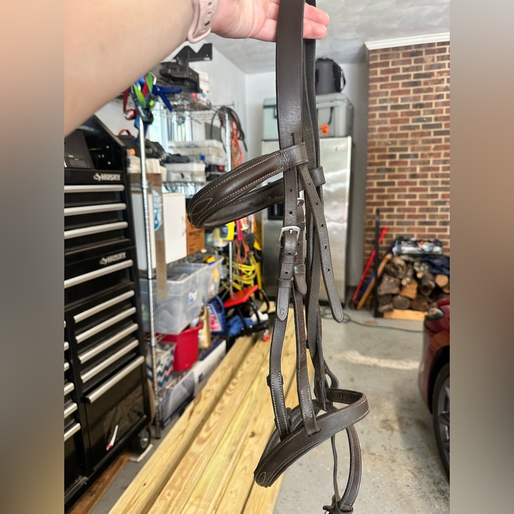 Suffolk™ Hunter Fancy-Stitched Bridle (Cob Sized)